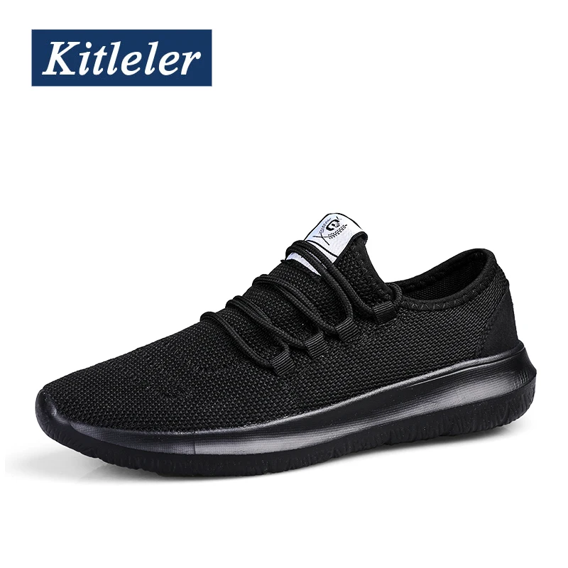 

2019 Mesh Casual Shoes Men Breathable Walking Sneakers Men Lightweight Lace-up Shoes KITLELER Tenis Masculino Zapatillas Hombre