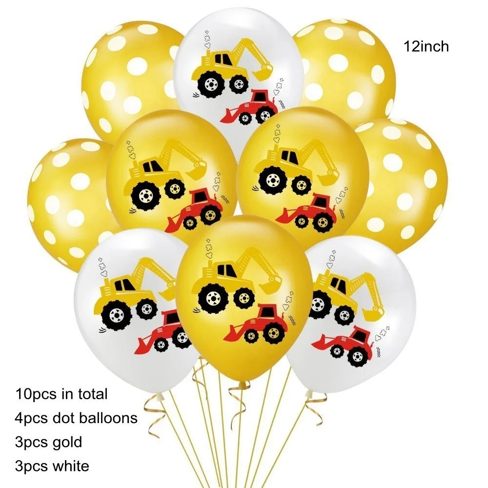 10pcs gold white mix