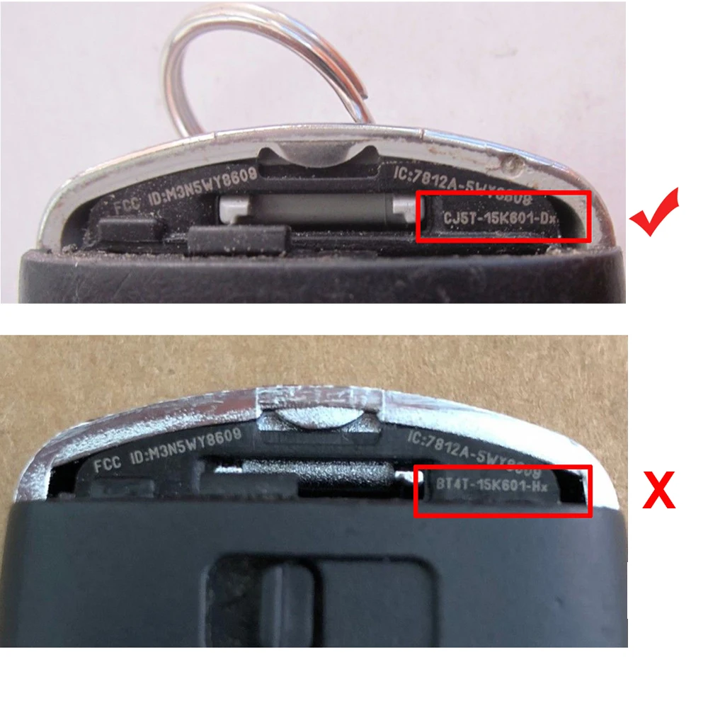 KEYECU SMART REMOTE CAR KEY FOB 5 BUTTONS 315MHZ ID46 FOR FORD C-MAX FOCUS 2014 2015 2016 M3N5WY8609 CJ5T-15K601-DX