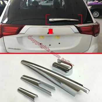 

ABS Chrome Rear Window Wiper Arm Blade Cover Trim Overlay Nozzle Molding Garnish For Mitsubishi Outlander 2016 2017