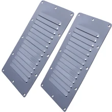 Пара 23,0 см* 11,50 см жалюзи из нержавеющей стали квадратная вентиляционная решетка металлическая настенная вентиляция