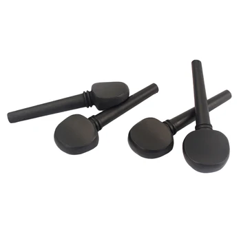 

4-piece Ebony Tuning Pegs Machine Heads Tuning Pegs Accessories For Cello
