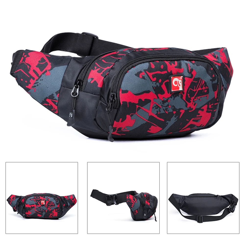 

Outdoor Sport Waist Pack Bum Bag Money Hip Pouch Fanny Pack Gym Bag for Men Women Travel Running Hiking Fitness Money Purse
