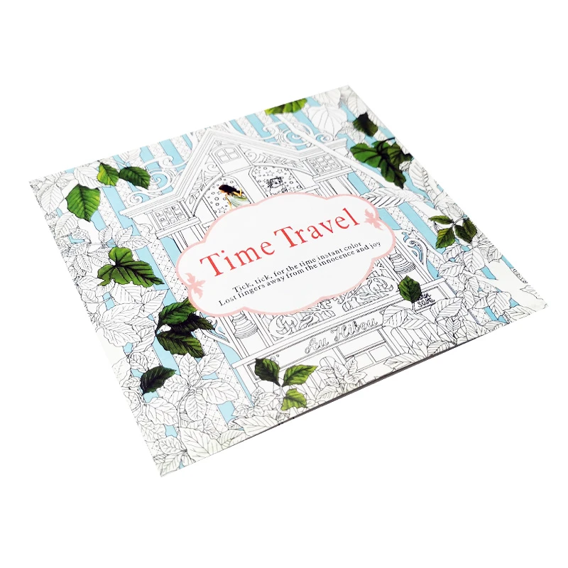Hand Painted Graffiti Coloring Books Relieve Stress 24 Pages English Edition Time Travel Office Painting Book Drawing Notebooks Aliexpress