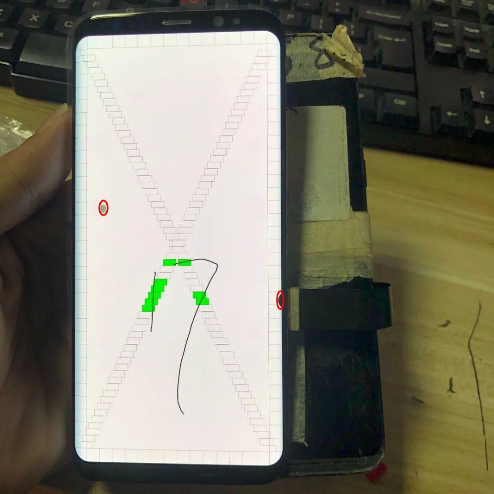 With Dead Pixels Original LCD For Samsung Galaxy S8 lcd G950 SM-G950F LCD Display Touch Screen Digitizer no Frame Assembly Part