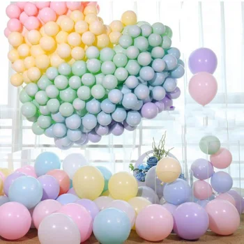 

100pack Macron Latex Balloon Color Mix And Match