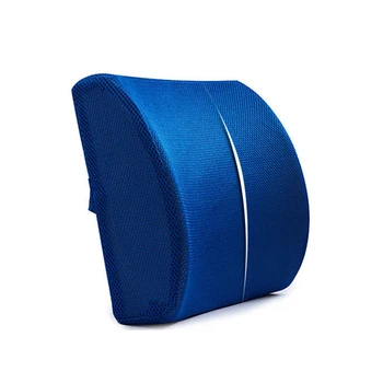 

1pc Universal Soft Memory Foam Lumbar Support Backrest Massager Waist Cushion Pad Pillow For Chair Car Seat Pillow Home Office