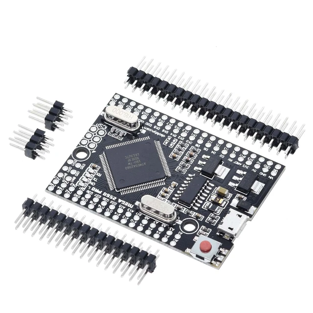 Arduino Mega 2560 PRO MINI 5V (Embed) CH340G ATmega2560-16AU with male pin headers - Image 3