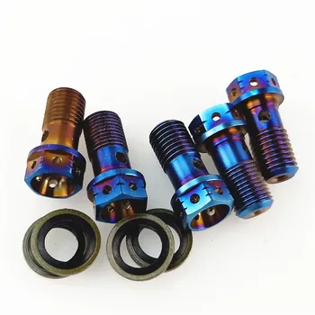 

Motorcycle Brake Hose Bolts Hydraulic Clutch Pump Master Cylinder Banjo Screw Oil Output Bolts Nuts M10 Colorfuls