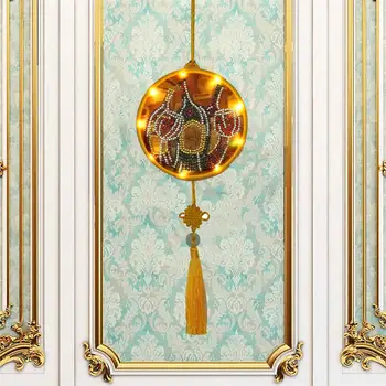 

2019 Children's Puzzle DIY Diamond Painting Night Light 5D Modeling Light LED Light 2019 Cross-border New Landscape Painting