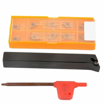 

1212H07 CNC Tool Lathe External Turning Holde +10* Carbide Insert M2.5 x 6