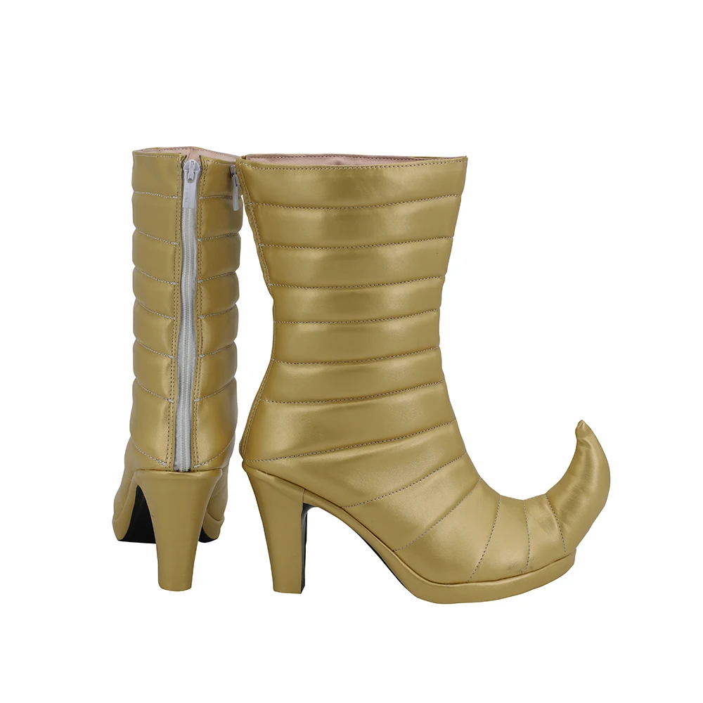 JoJo`s Bizarre Adventure Diona Cosplay Boots Golden Shoes High Heel Boots Custom Made Any Size (3)