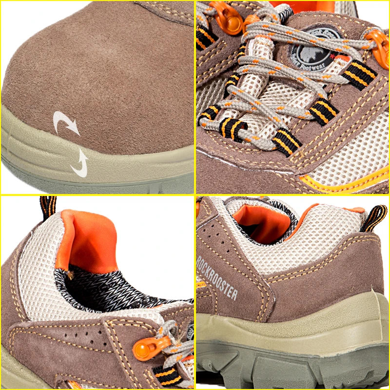 Мужские рабочие ботинки мужские кожаные защитные неразрушимая обувь для