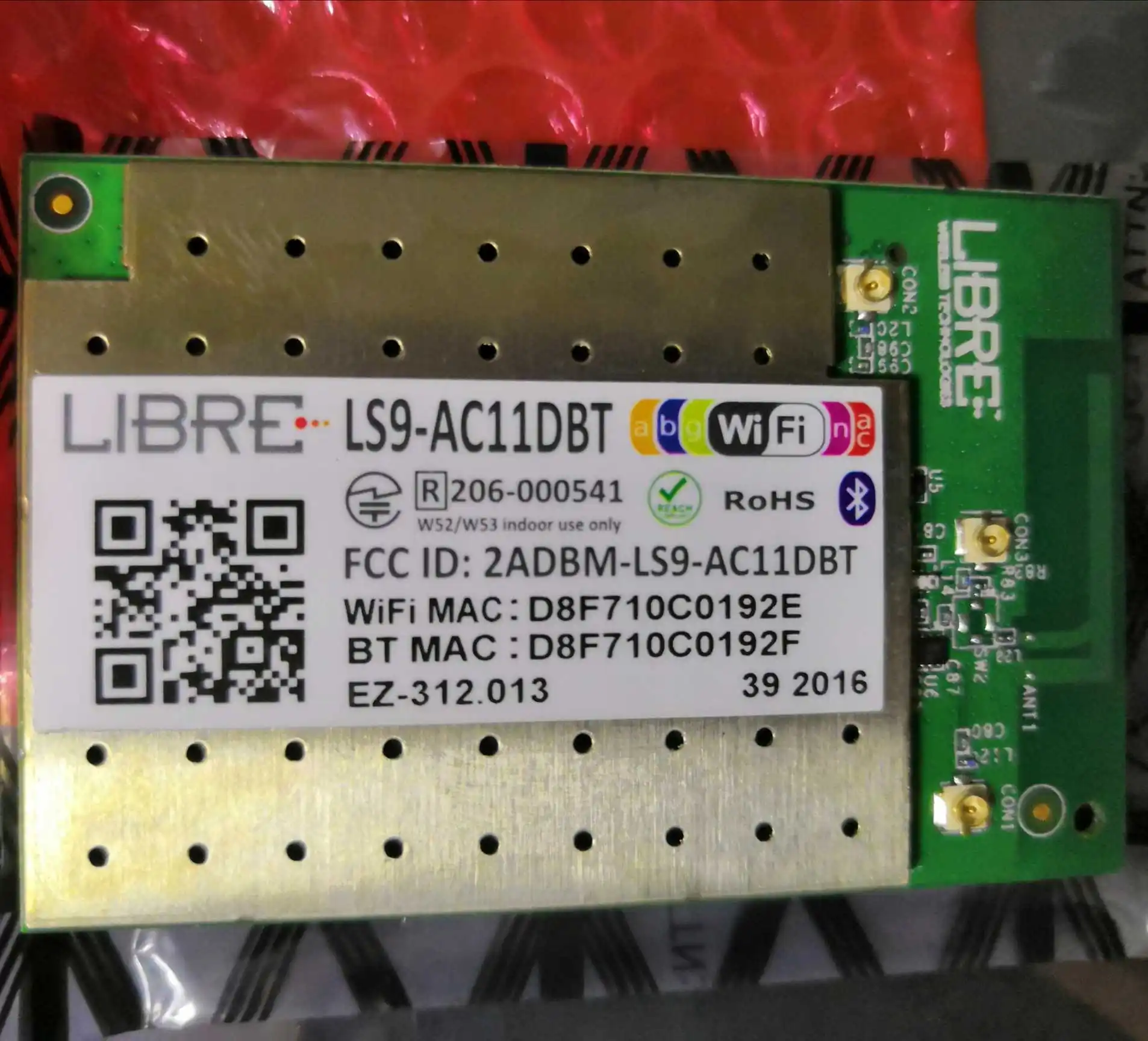 

Оригинальный промышленный Wi-Fi модуль Интернета вещей LIBER LS9-AC11DBT