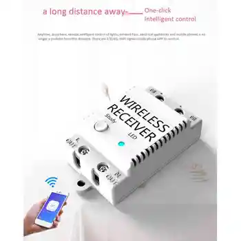 

WIFI Smart Switch APP Remote Control Wiring-Free Wireless Remote Control Switch Voice Control