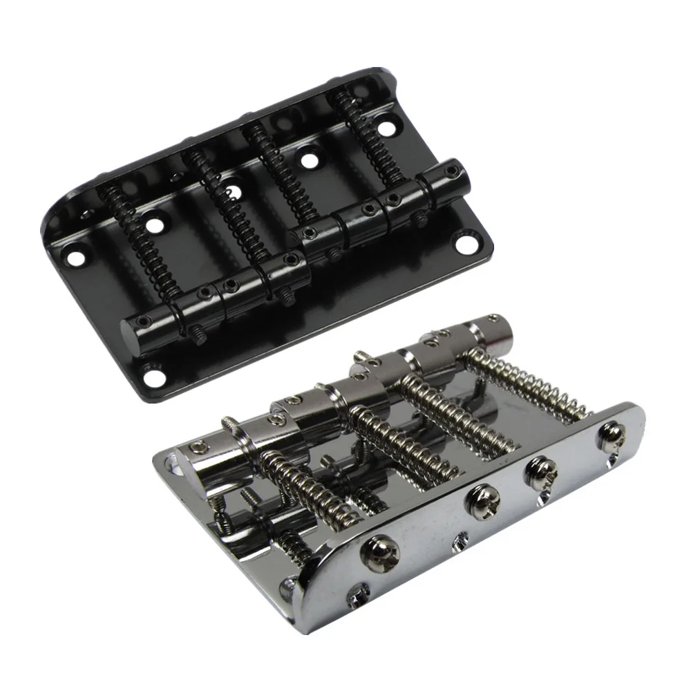 Новый Винтажный Электрический басовый мост для JB PB Bass 4 струны черный или хром |