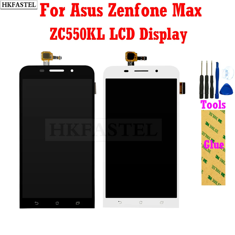 ЖК-дисплей HKFASTEL для ASUS Zenfone MAX ZC550KL Z010D Z010DA оригинальный дисплей сенсорная панель с