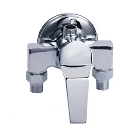 Surface mounted shower faucet shower assembly accessories triangle shower single handle 4 points interface shower mixing valve