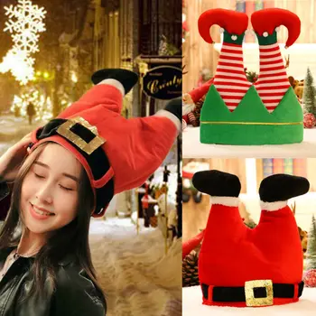 

Christmas Santa Elf Pants Hats for Funny Hilarious Festive Christmas Party Hat Child Xmas Cute Hats