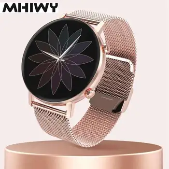 

DT96 Smart Watch Women 1.3inch Full Touch Screen Waterproof Fitness Tracker Heart Rate Monitor Smartwatch Watch for Men Women