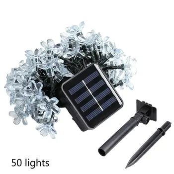 

Christmas Decoration Solar Led String 50 Lights Christmas Garden Outdoor Holiday Decoration String Light 7m