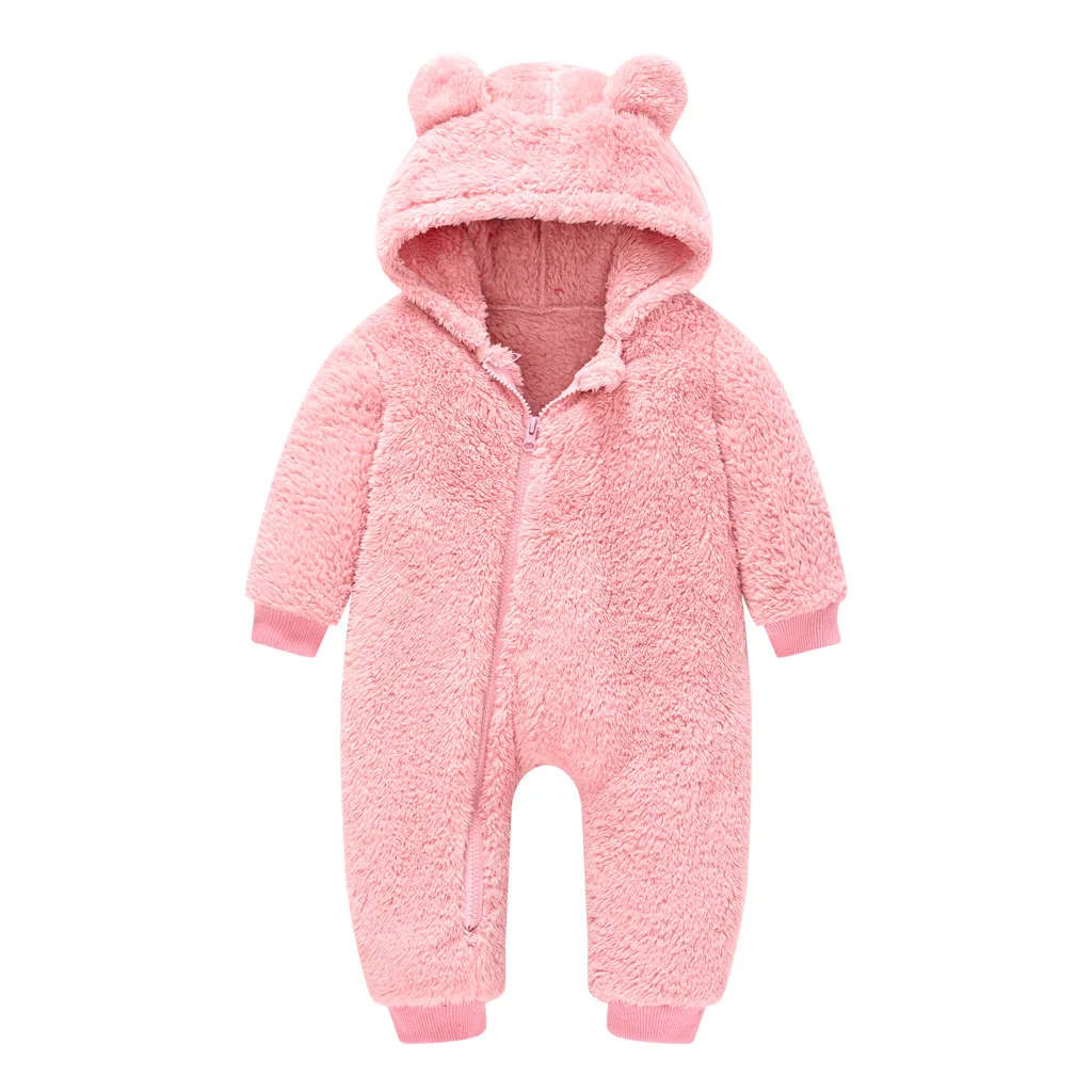 autumn winter jumpsuit for newborns New born romper Baby girl clothes thick hooded windproof outerdoor girl boy snowsuit