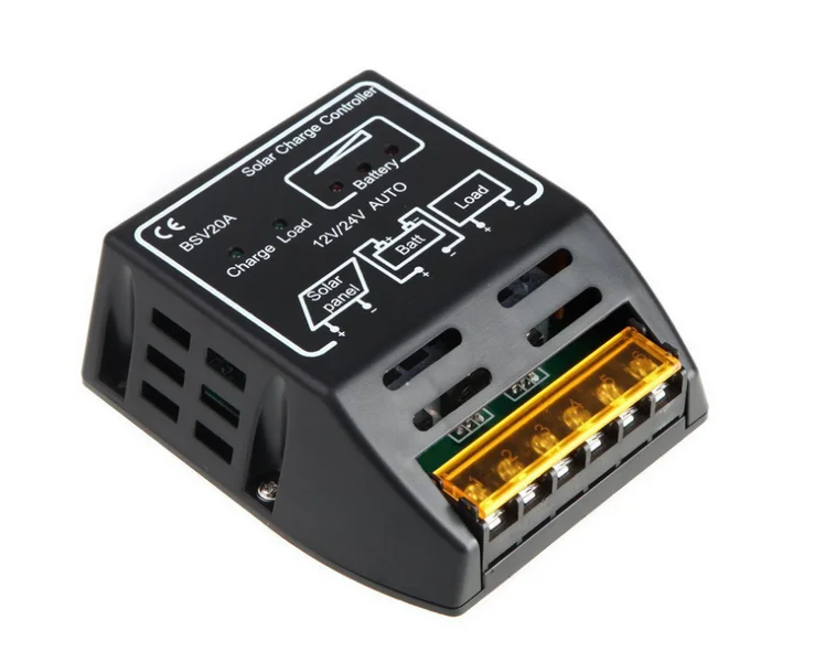 Солнечный Зарядное устройство контроллера Батарея регулятор 20A 12 V/24 V Панели солнечные ШИМ