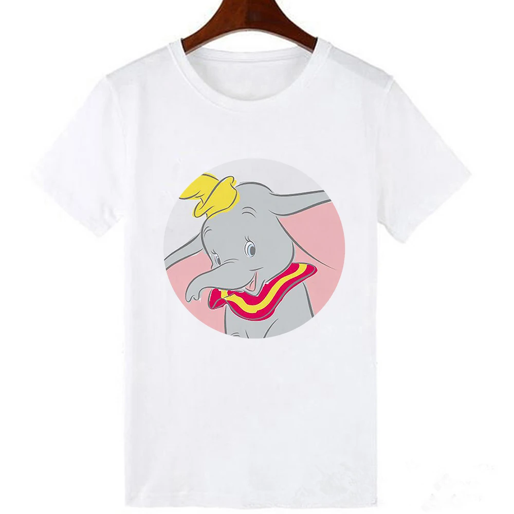 Children T-Shirts Disney Dumbo Elephant T Shirt Famliy Look Baby Girl Boy Brothers and Sisters Tshirt Harajuku Adult Unisex Top matching family pj pants Family Matching Outfits