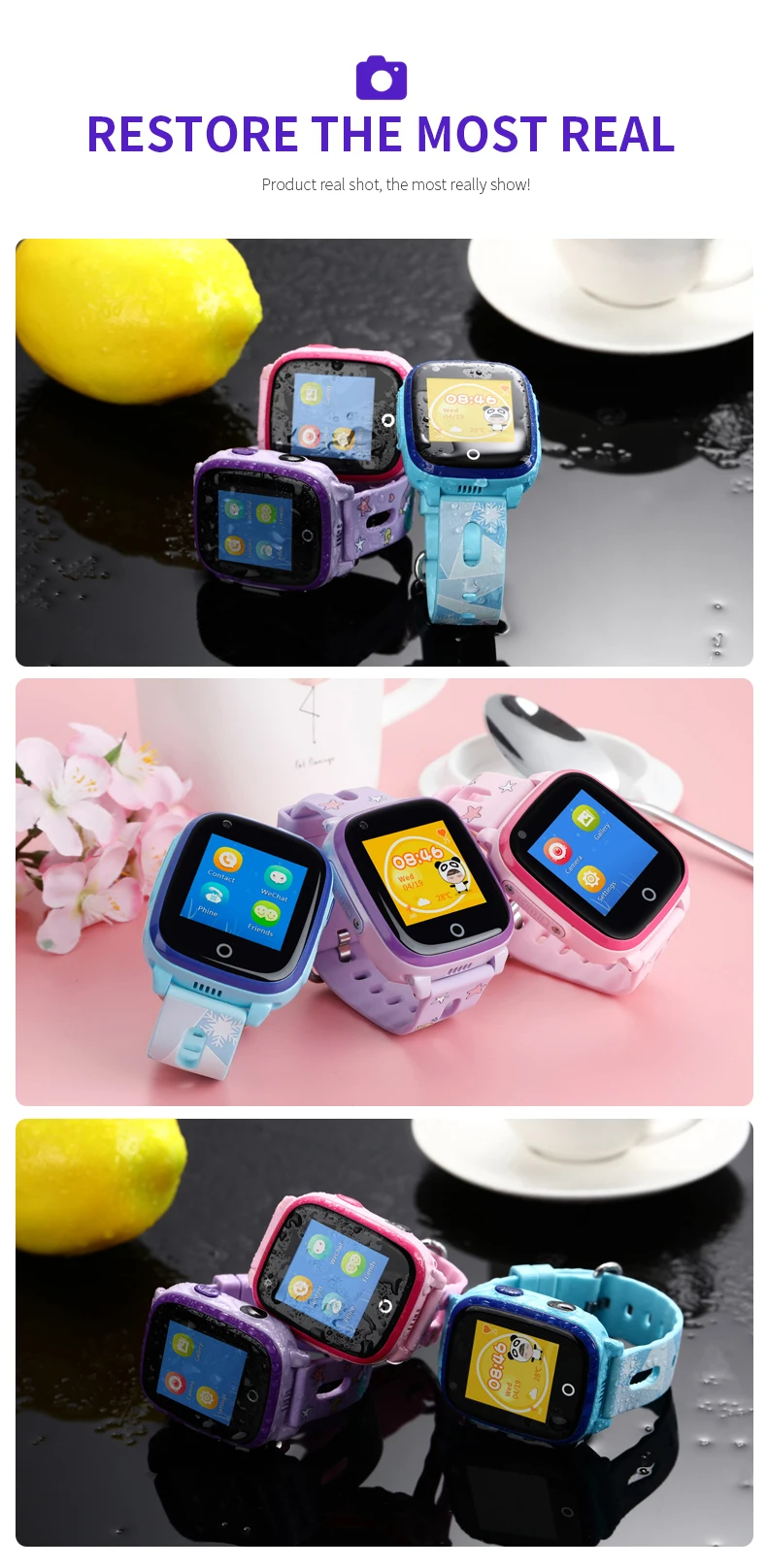 Waterproof Kids Smart watch 4G 13