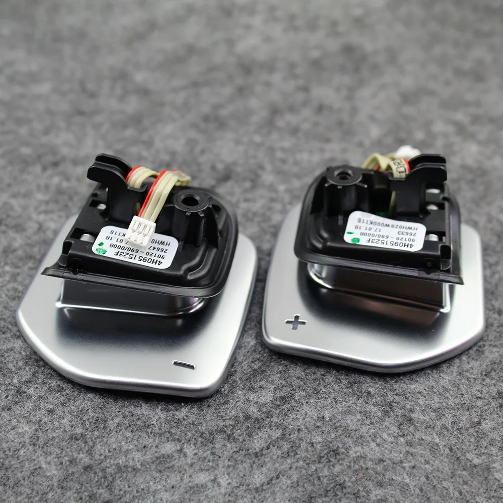 4H0951523F Tiptronic черный глянцевый хромированный весло рулевого колеса для Audi A1 A3 A4 A5 A6