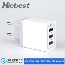 Быстрая зарядка QC 3,0 Быстрая зарядка Мульти USB зарядное устройство портативное зарядное устройство для мобильного телефона настенное зарядное устройство для iPhone samsung huawei Xiaomi