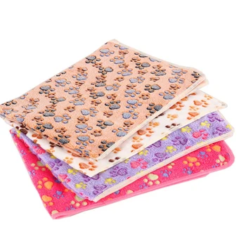 

4 Pack 30 x 20 Inch Blankets Super Soft Fluffy Pet Blanket Coral Fleece for Dog Puppy Cat