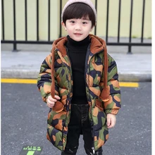 FAVSPORTS/зимние теплые длинные куртки для маленьких мальчиков; Amy Green; детская куртка; пальто с капюшоном для холодной погоды; популярная модная одежда