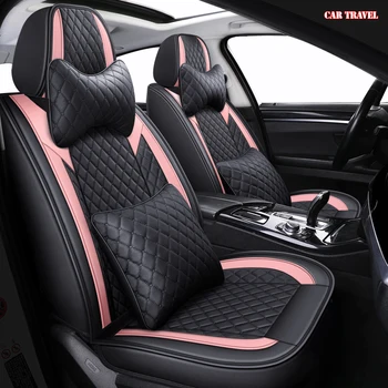 

CAR TRAVEL leather car seat cover For Dodge Journey Caliber Avenger Challenger Charger am 1500 accessories covers car seats