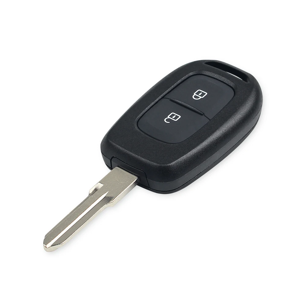 Dandkey Пульт 2 кнопочный ключ автомобиля оболочка брелок пустой чехол для Renault Sandero Dacia Logan Lodgy Dokker Duster Замена