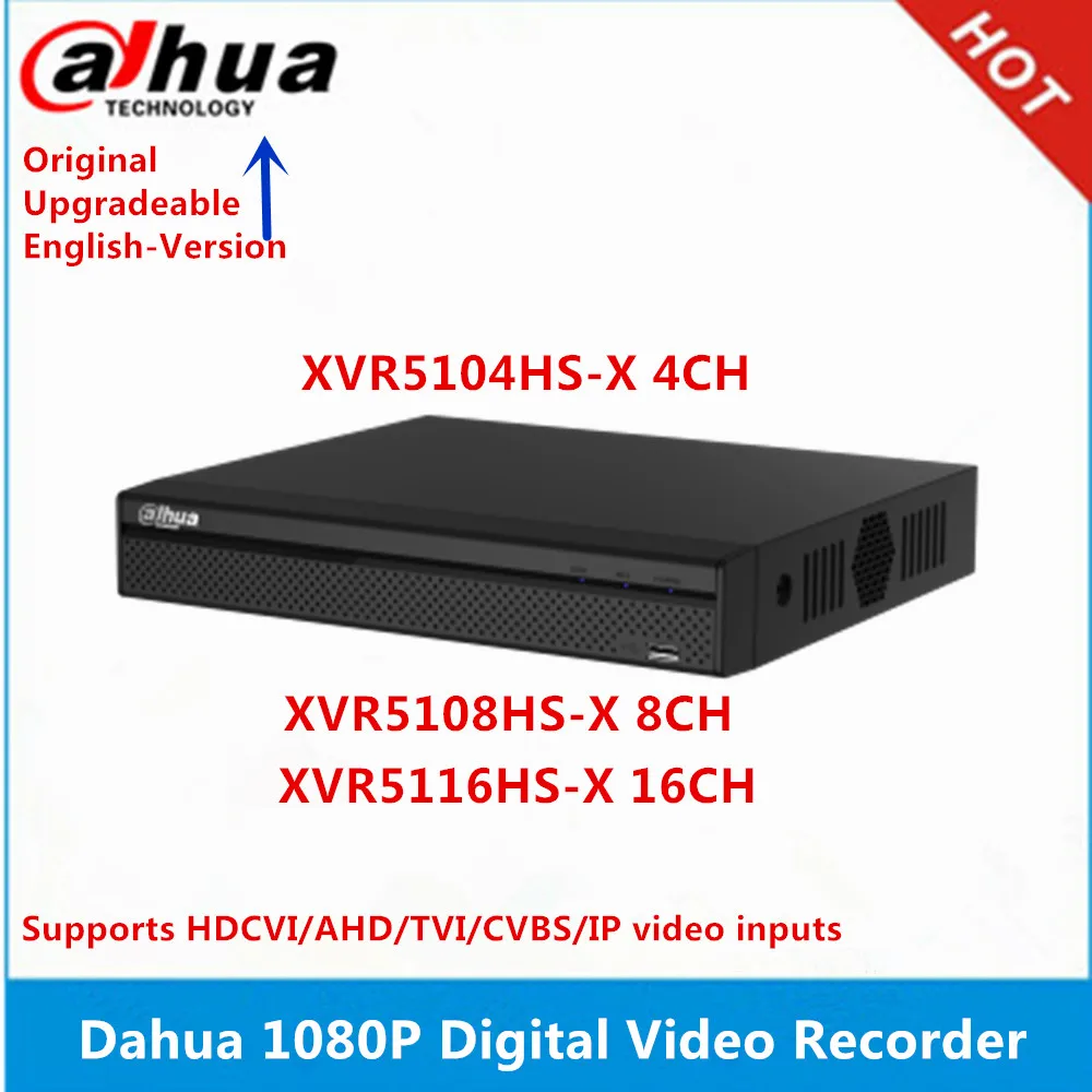 Оригинальный телефон Dahua XVR5104HS X 4CH & XVR5108HS 8CH XVR5116HS 16CH max поддержка 6MP ip camera 5mp hdcvi