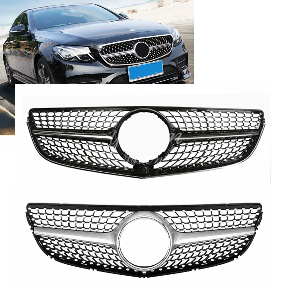 Diamond Grill for Mercedes-Benz E Class W207 C207 Coupe Grille Facelift 2014 2015 2016 Diamond Grill for Mercedes-Benz E Class W207 C207 Coupe Grille Facelift 2014 2015 2016