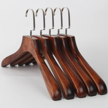 

Wooden Hanger Wardrobe Racks For Clothes Pants Antislip Wood Pants Hangers