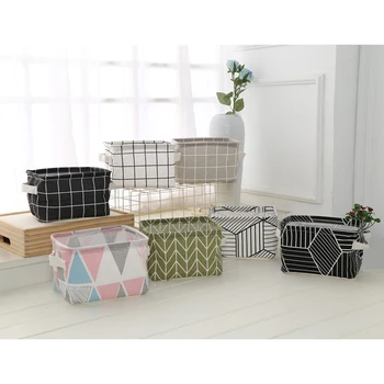 

5pcs Cloths Container Groceries Boxes For Storage Organizer For Things Storage Baskets Small Basket Eco-friendly Folding Box