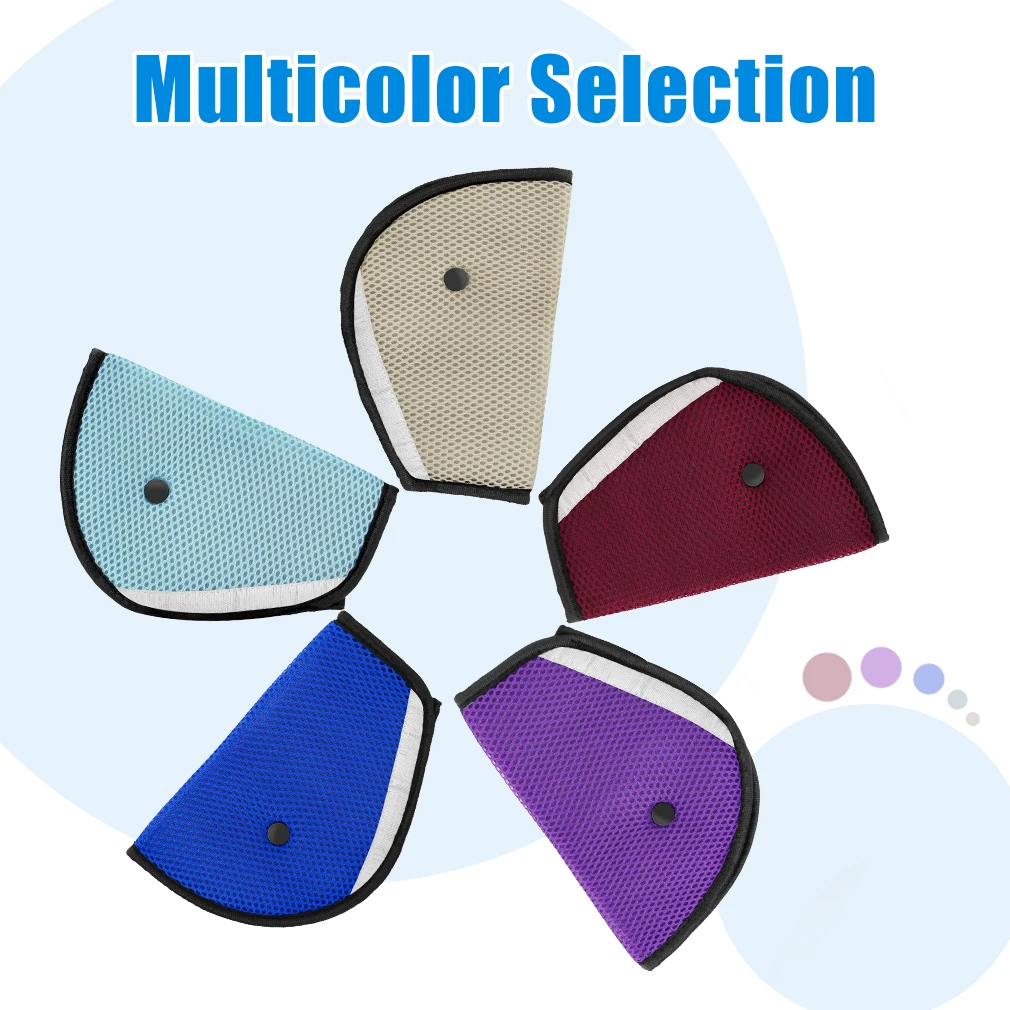 Children Car Seat Belt Holder Child Regulator Mesh Triangle Safety Restraint Baby Car Safety Seat Belts Adjuster Clip Accessorie