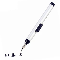 IC SMD – stylo d'aspiration sous vide, extracteur de pompe à ventouse, pince IC SMD, outil de ramassage, dessoudage à souder avec 3 têtes d'aspiration 