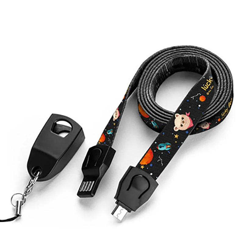 Милый шнур USB кабель для IPhone 7 8 Xs XR 11 Pro Max 2.4A Быстрая зарядка type-c для HuaWei Sumsung данных USB провод мобильный кабель