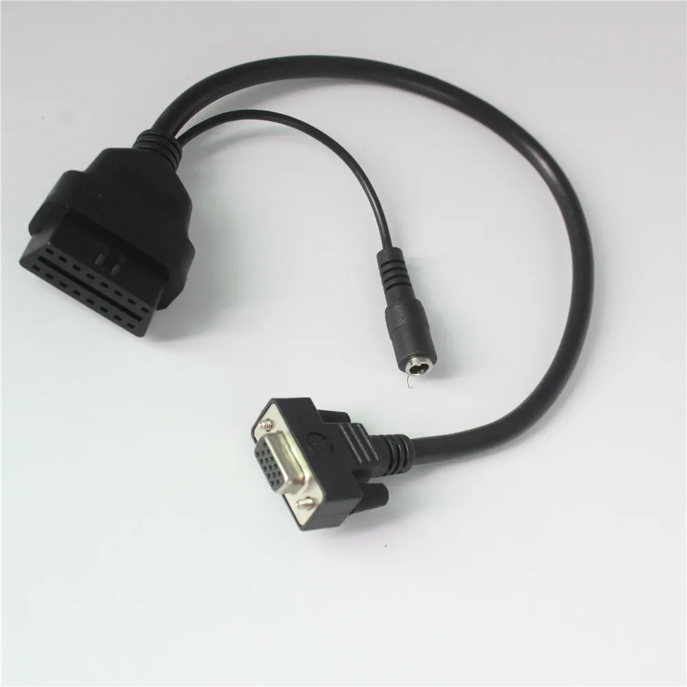 Car Conversion Cable Adapter work for LAUNCH X431 COM to obd2 obd 16pin for X431 Easydiag GOLO X431 IV DIAGUN III