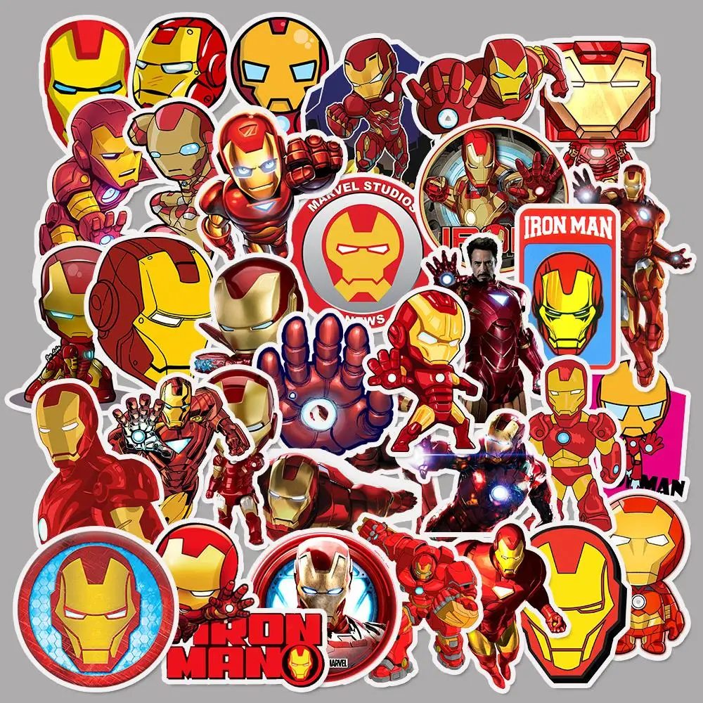 DC/Marvel наклейки с супергероями, человеком-пауком, Железным человеком, дэдпулом, Бэтменом, наклейки СУПЕРМЕНА для детей, виниловые наклейки для ноутбука