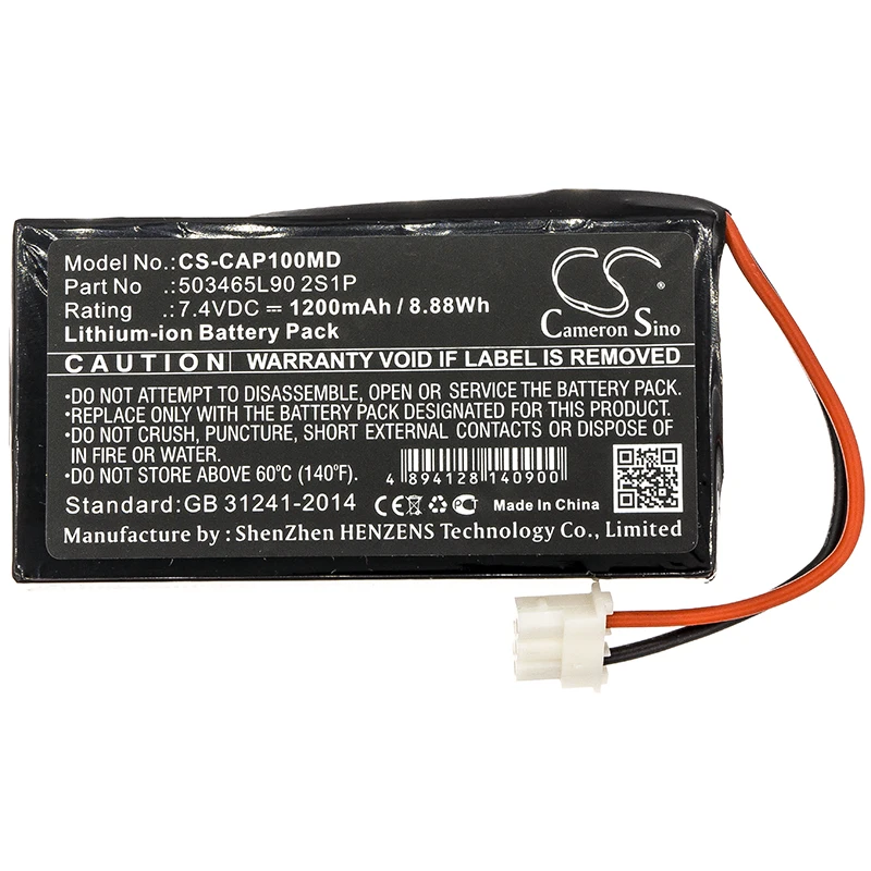Кэмерон Sino для CHARMCARE 503465L90 2S1P ACCURO Настольный Пульсоксиметр 1200 мАч/8.88Wh