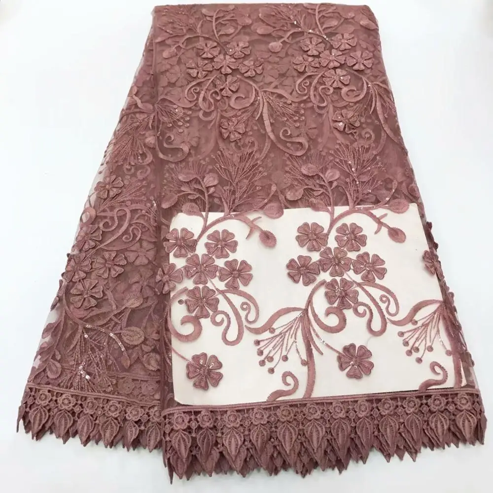 

African Lace Fabric Embroidered Nigerian Guipure French Lace Fabric High quality 2019 African French Net Lace