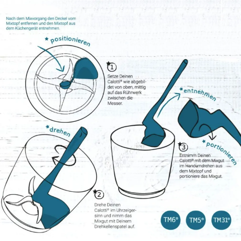 Роторный скребок роторный для удаления Thermomix сбора и порции кухонный комбайн кухонные принадлежности инструмент