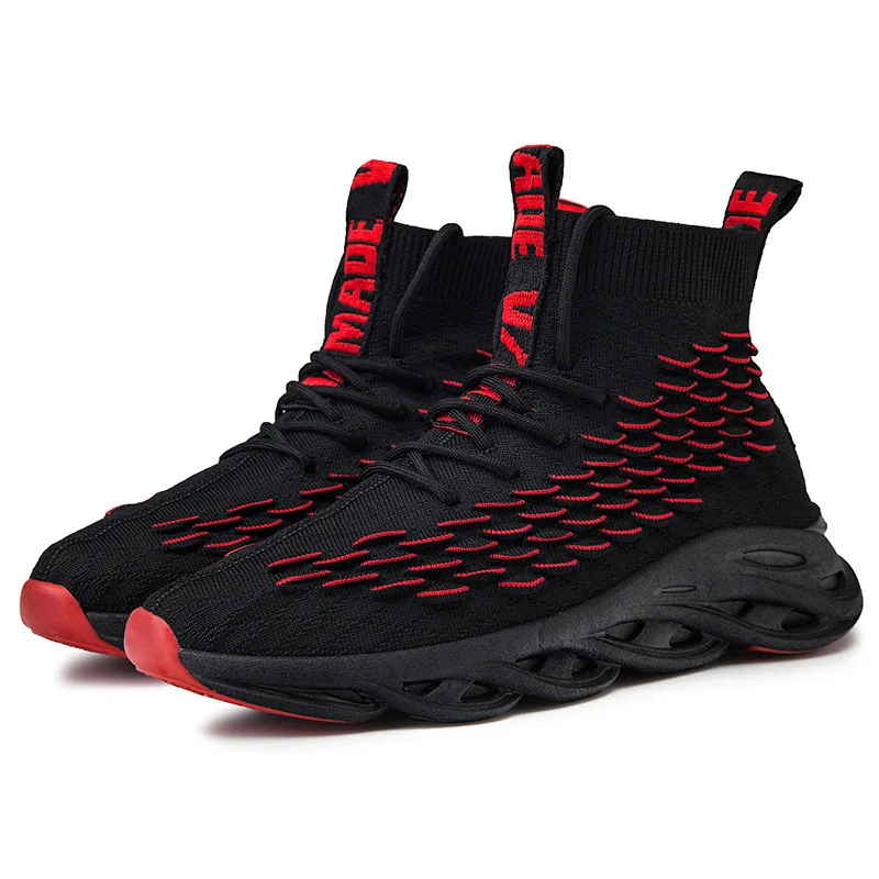 T8005blackred Мужская баскетбольная обувь; кроссовки; LBJ Basket; кроссовки для мужчин; Противоударная эластичная Баскетбольная обувь; Zapatillas De Baloncesto - Цвет: T8005blackred