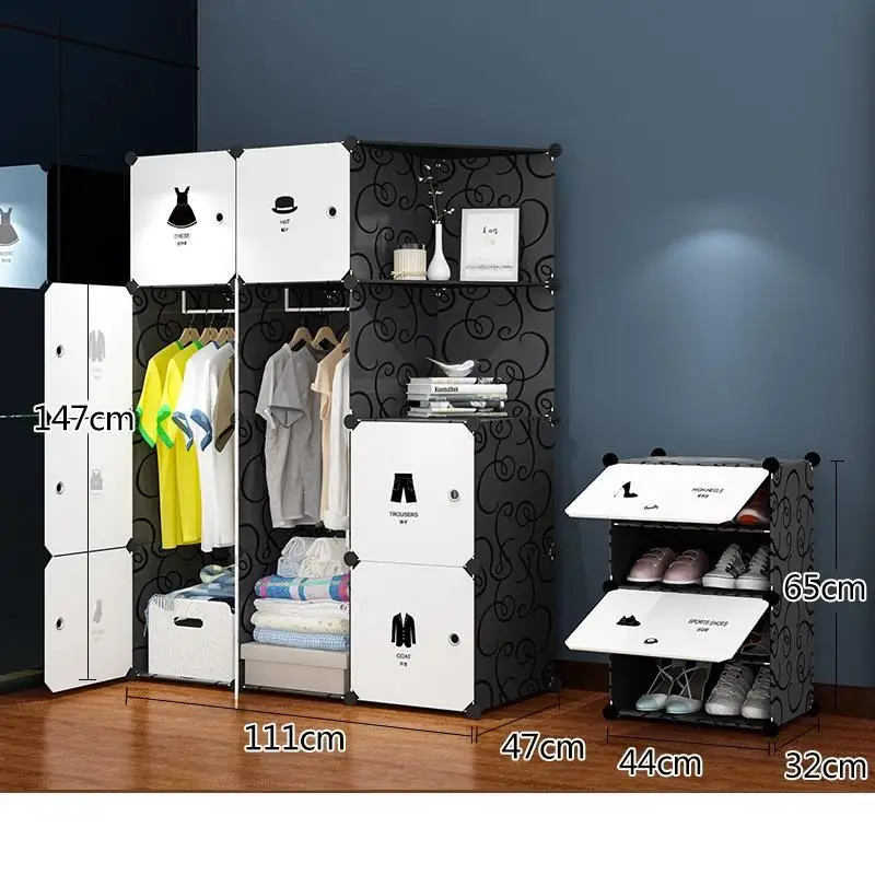Armadio Mobile Per La Casa Szafa Armario Almacenamiento Range Chambre De Dormitorio мебель для спальни шкаф Mueble гардероб - Цвет: Version AJ