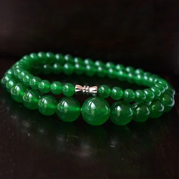 

Natural red agate purple agate yellow jade sweater tartchain hibiscus jade necklace female green jade myelin agate necklace hand